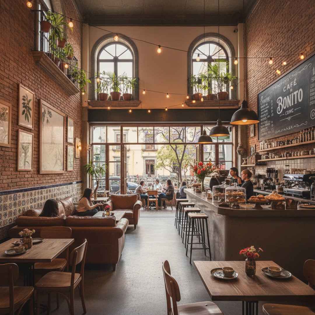 cafeterias bonitas cdmx