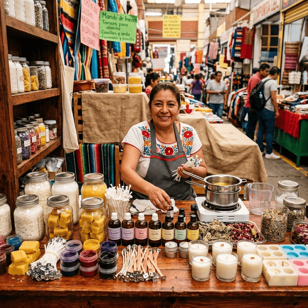 dónde comprar insumos para velas cdmx