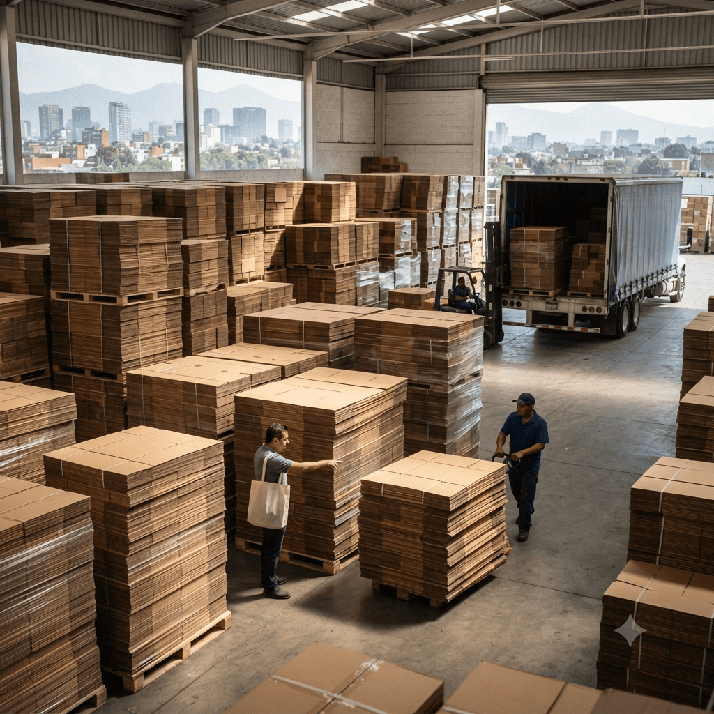 dónde comprar cajas de cartón por mayoreo cdmx