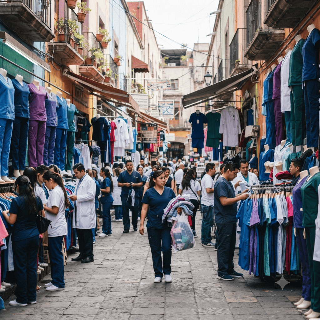 dónde comprar uniformes médicos en el centro cdmx
