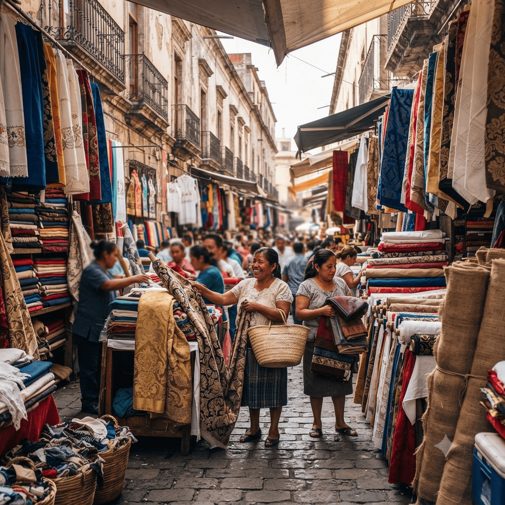 dónde comprar telas baratas en el centro histórico