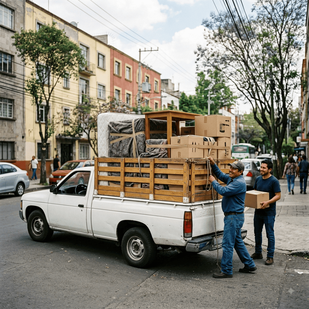 cuánto cobra un flete mudanza económica en cdmx