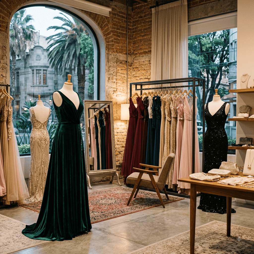 renta de vestidos de noche en la condesa precios